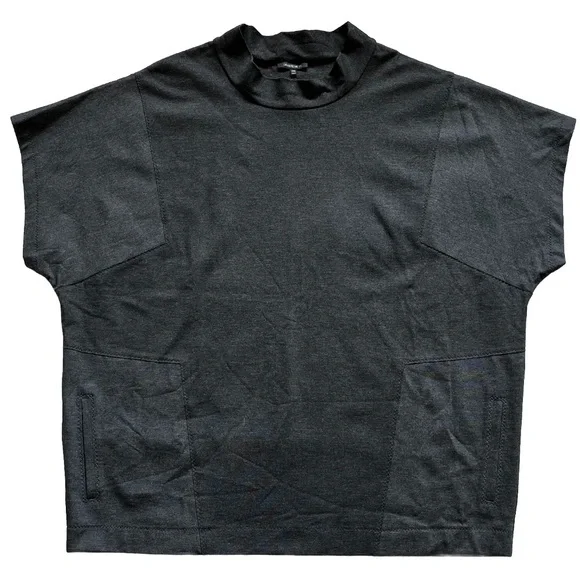 LAFAYETTE 148 MOCK NECK SHIRT W/ POCKETS SIZE XXL LAGENLOOK MODERN CHIC - Picture 7 of 7